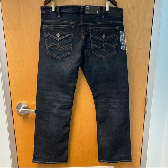 SILVER JEANS Zac  36 x 32 Relaxed Fit Size Jeans NWT - Picture 4 of 8